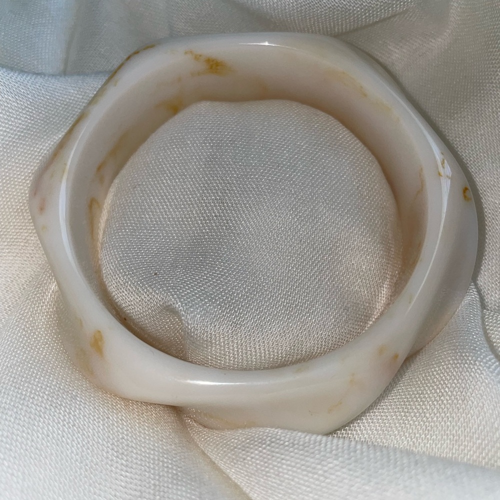 Bangle Bracelet Set in Cream, Taupe, and  Amber (3-Piece Bundle) - Picture 3 of 5